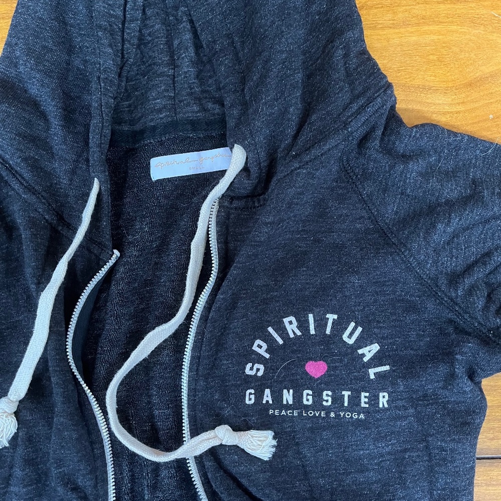 Charcoal Spiritual Gangster Hoodie